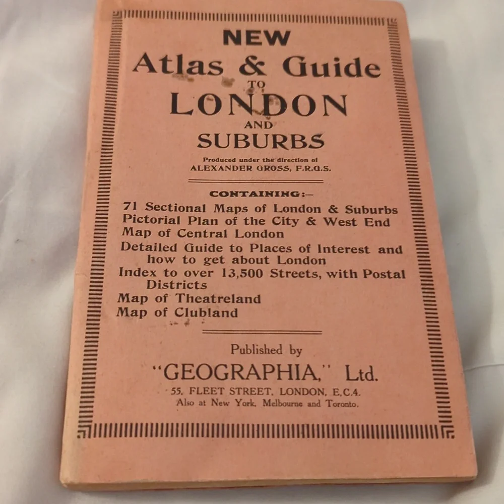 London Guidebook Vtg